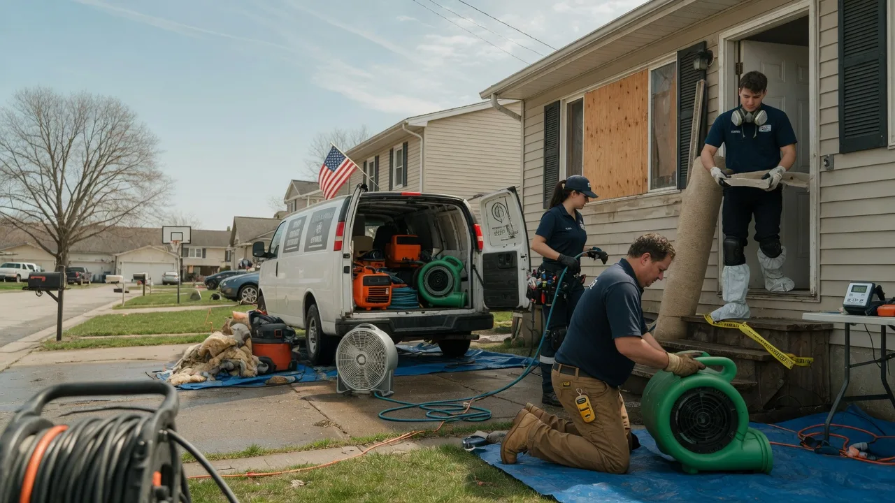 Water Damage Restoration in Doylestown, WI near me